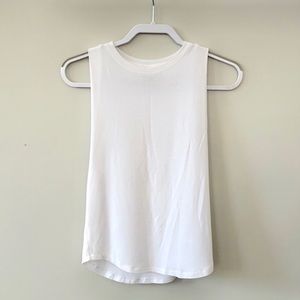 Athleta white tank top